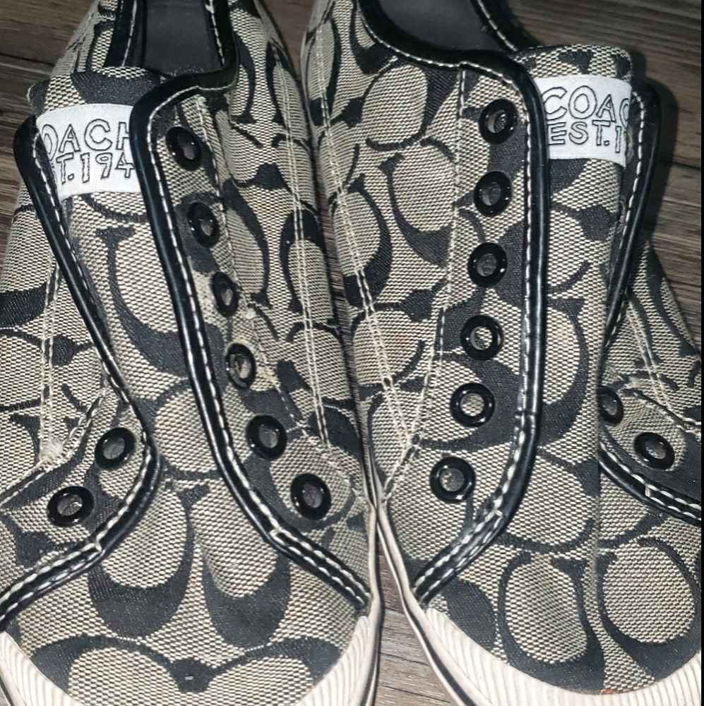 Coach slip on sneakers